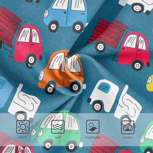 Joisal Cute Cars Trucks Blue Little Girl Panties Girls Underwear Toddlers Cotton Artistic Briefs Girls Undies 2t3