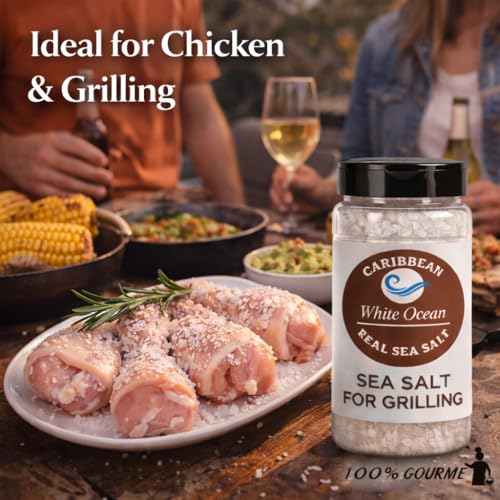 Sal marina gruesa 16 oz White Ocean by 100% Gourmet miniatura 4