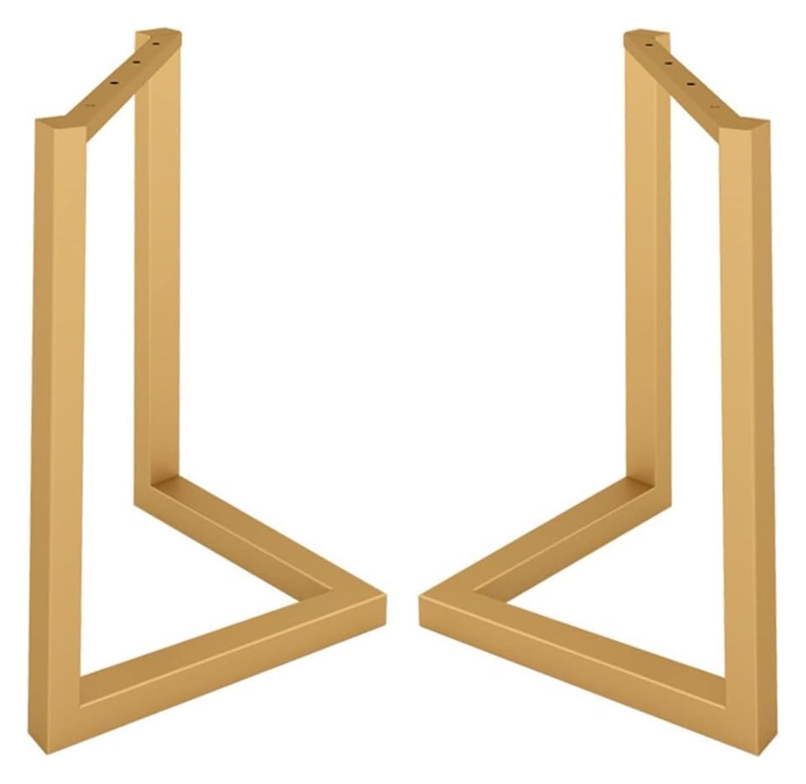 Gambe per Tavolo, Gambe da Tavolo, Gambe Tavolo, Gambe del tavolo di ricambio Gambe for scrivania in tubo quadrato for impieghi gravosi Gambe for mobili for tavolino da caffè, tavolo da pranzo(Gold,70