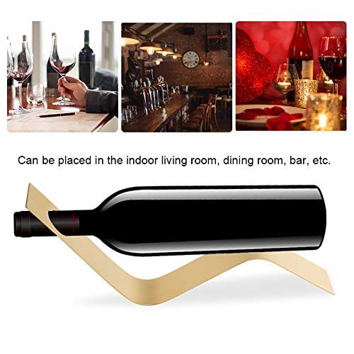 Soporte para botellas S-shaped en acero inoxidable miniatura 2