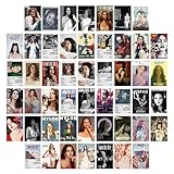 Generic Lana Singer Del Rey Music Album Cover Posters 50Pcs Posters Aesthetic Pictures for Room Aesthetic Wall Decor Wall Art Gift for Teens and Fans 4×6 Inches, black