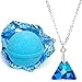 Bath Bomb with Necklace Created with Crystal Extra Large 10 oz. Made in USA
