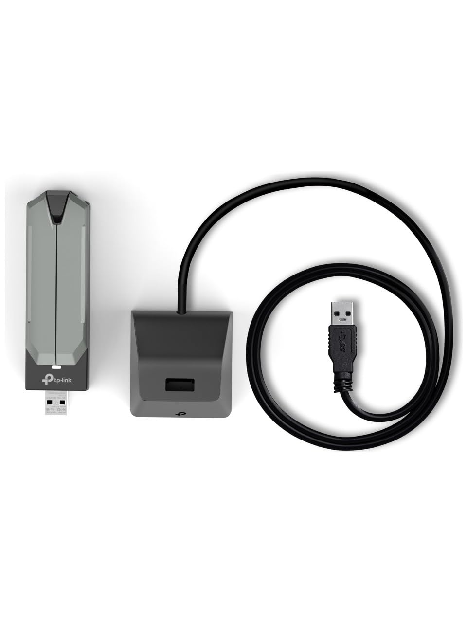 TP-Link Archer TBE400UH BE6500 WiFi 7 Dongle Adaptador WiFi USB de alta ganancia para PC, antena de alta ganancia, Tri-Band, MLO, WiFi Dongle para PC, USB WiFi Dongle 3.0, Win, OFDMA, MU-MIMO, Plug