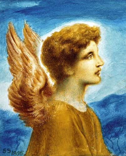 Poster mural Angel Boy Siméon pour raviver un mur blanc vide 60x90cm