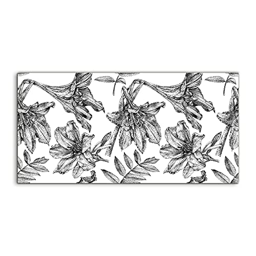 Photo acrylique fleurs de lys 100x50cm une note de douceur florale chez vous