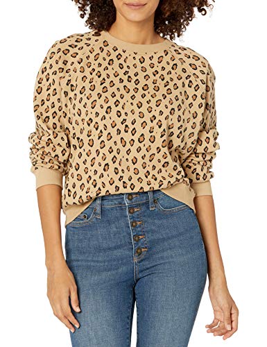 Billabong Women's Sun Shrunk Sweatshirt, Animal, L