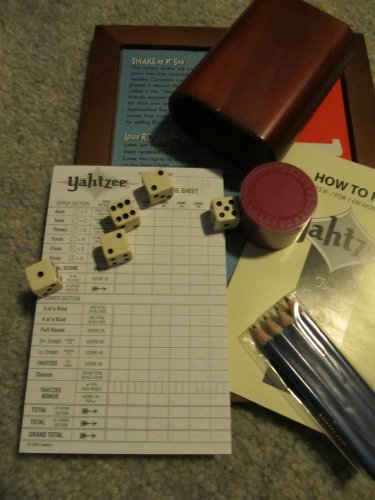 Library Yahtzee Vintage Book Game #TOP5