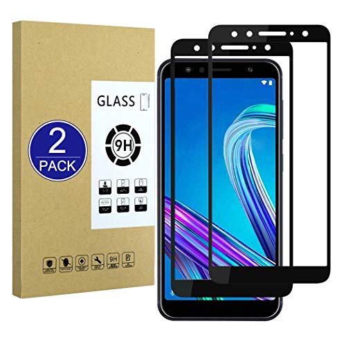 X-Dision Película Cobertura Completa Compatible con Zenfone Max Pro M1[Negro],[Pantalla Completa Pegada][Anti-Huella Dactilar] Protección Cristal HD Premium, Compatible con Zenfone Max Pro M1