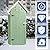 Fiveshow Outdoor Storage Shed with Floor & Adjustable Shelves, Wooden Garden Tool Cabinet Weatherproof, 71" Vertical Patio Organizer