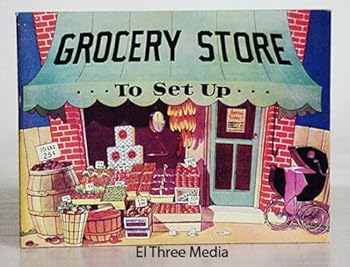 Paperback Grocery Store To Set Up Press-out & Assemble Book