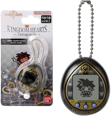 Bandai - Tamagotchi Nano - Kingdom Hearts 20th Anniversary czarny i złoty (Dark Mode) - NT81146