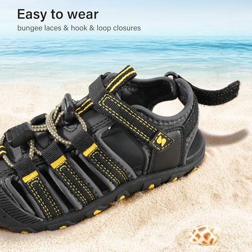 Stelle Boys Girls Sport Water Sandals Kids Summer Outdoor Beach Hiking Closed-Toe Athletic Shoes for Toddler/Little/Big Kids3