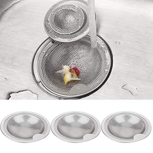 Colador para desagüe de cocina, acero inoxidable miniatura 4