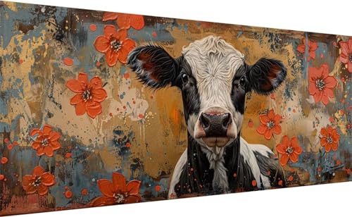 Tableau Perle Diamant bœuf d'automne pour apaiser l'ambiance de la chambre