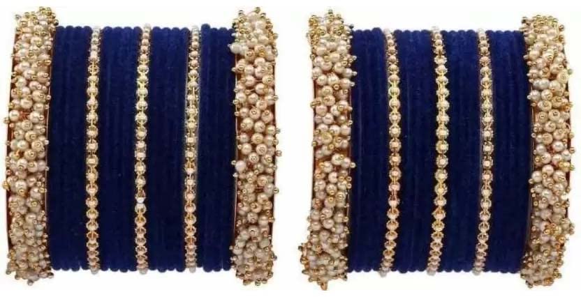 GLASS EMPIRE GLASS BANGLES VELVET SET FOR WOMEN OR GIRLS (PACK OF 42) (2.6, NAVY-BLUE) (B0BLNCTWTX) Amazon Price History, Amazon Price Tracker