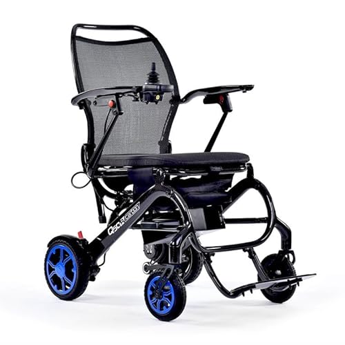 Quickie Q50 R Carbon Fibre Ultra-Lightweight Folding Powerchair, Electric Wheelchair - 14.5kgs - Now Includes Comfort Cushion and backrest