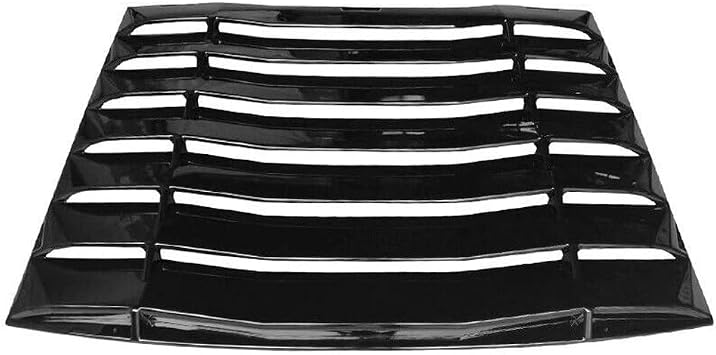 Rear Window Louver Cover ABS Gloss Black for Ford for Mustang 2005-2014 FM05IK- 4CAR-WDLR