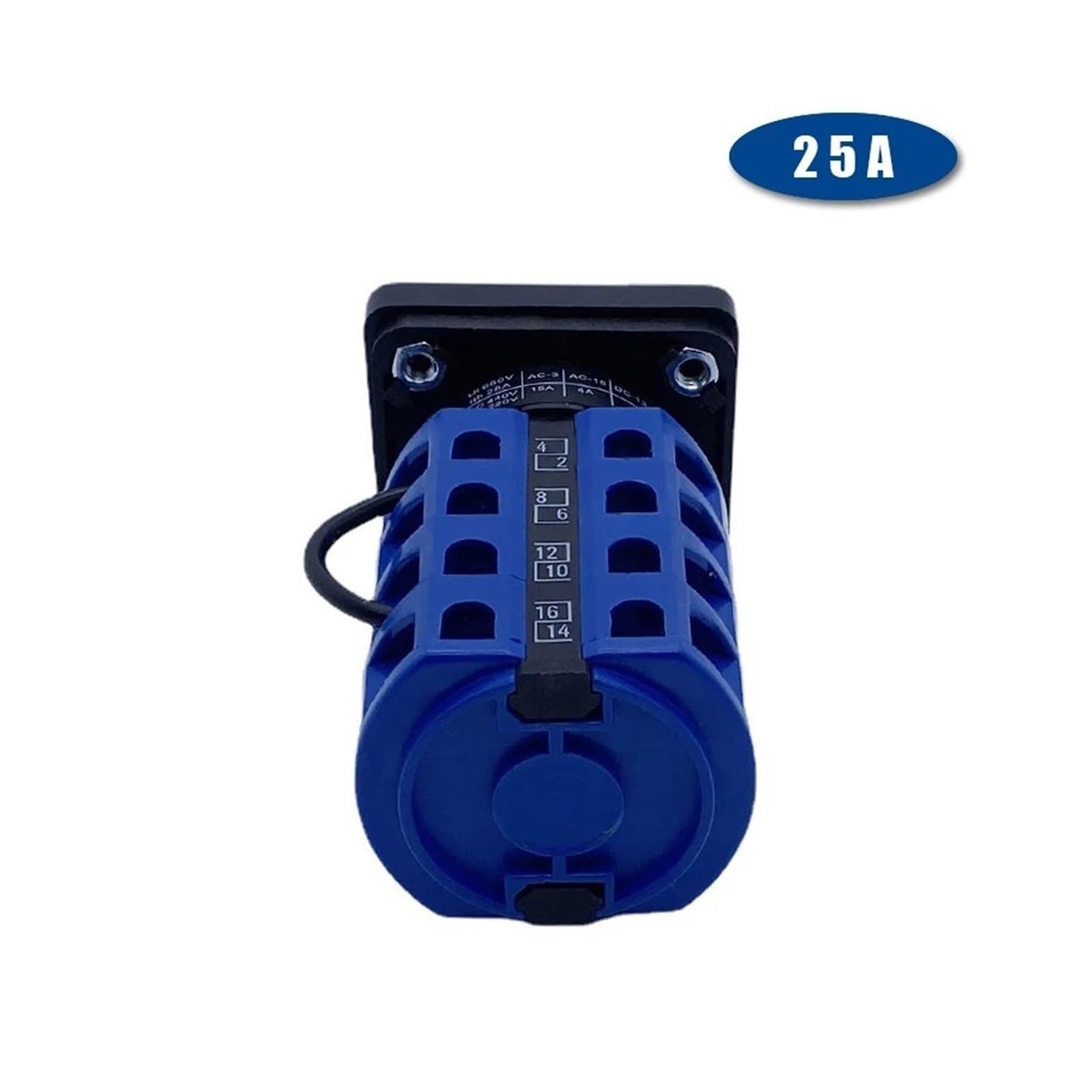 LW26-25 M07/4 Star Triangle Start Cocina eléctrica regulación y conmutación dos velocidades cuatro secciones 25A interruptor de leva giratorio transferencia