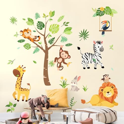Vinilos Decorativos Jungle Animal 29x90 cm Verde miniatura 3