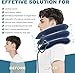 Neck Stretcher, Neck Traction Device, Cervical Traction Device for Neck Pain Relief, Neck Brace Adjustable Inflatable Neck Stretcher, Neck Decompression Devices Home Use (Blue)