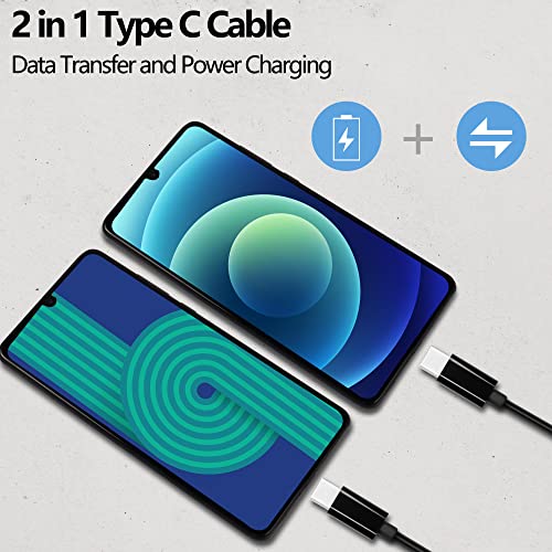 GELRHONR USB-C Multiladdningskabel 2-i-1 för Mobil och Android