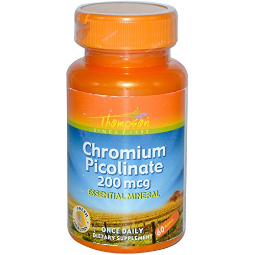 Thompson Chromium Picolinate, Tablet (Btl-Plastic) 200Mcg 60Ct #TOP27