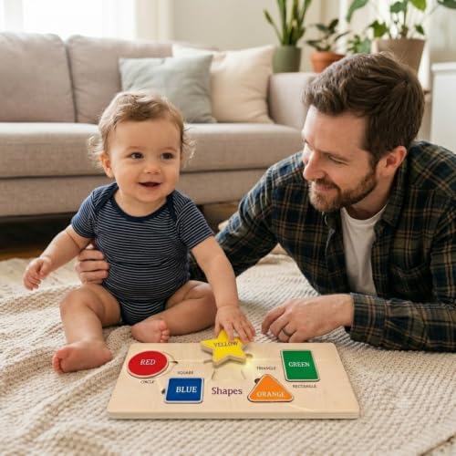 Image of Puzzle Kids Wooden Toys for Kids 3 + Jigsaw Puzzles for Adults Baby Learning Toys Educational Toys Game for Learning Learning Board Parts Anatomy Skeleton - Gift Toys for Boy and Girl (Colour Puzzles)