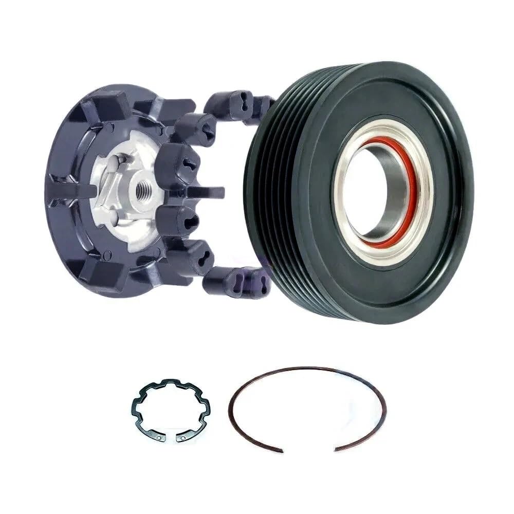 embrayage climatisation Poulie d'embrayage de compresseur AC A/C, Convient pour Mercedes A0022305211 A0012308711 A0022301211 0002309111 0012301011 embrayage AC auto(Hub)