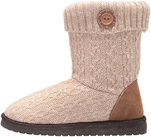 MUK LUKS Women's Janet Fashion Boots, Sand, 11 | Image 7