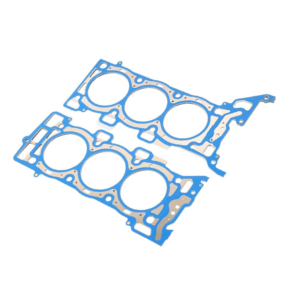 Riloer Guarnizione della testata del cilindro, 2 pezzi in metallo per motore dell'auto, set di guarnizioni per testata compatibile con Chevrolet GMC Buick Saturn, DG-HG3600R-AF 26376PT