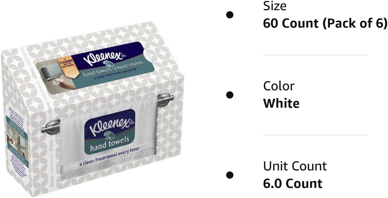 Hand Towels, 1-Ply, 60-Ct.