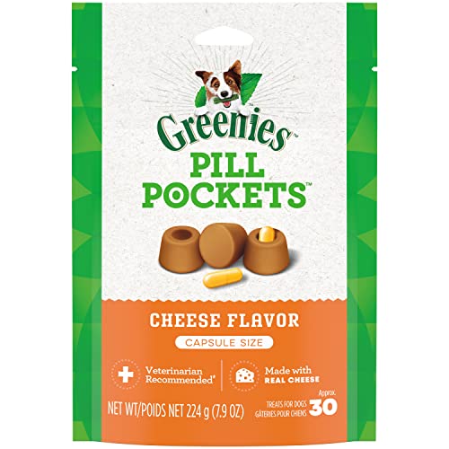 Greenies Pill Pockets for Dogs Large Size, Soft Dog Treats, Chees...