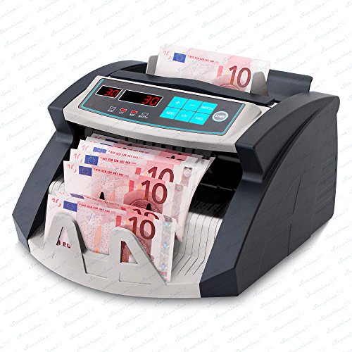 Contabanconote Conta Banconote SR-3750 LCD - UV -MG- IR Securina24® (nero - silver - LED)
