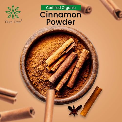 Image of Pure Tree Certified Organic Dalchini Powder | 1.8 Kg / 1800 g | Organic Cinnamon Powder | Dal Chini Powder Indian Spices Aroma & Flavour | Gluten Free Cineman Dalchini