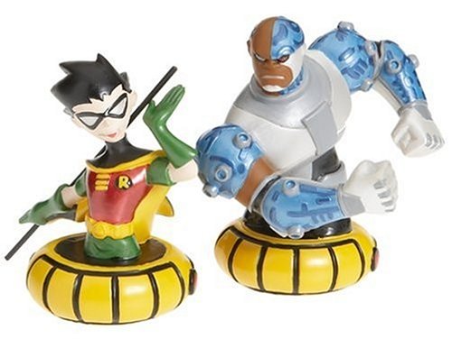 Paperweight Teen Titans Robin and Cyborg 2 Piece Boxed Set
