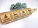 ROLLING PIN CHRISTMAS WINDOWS EMBOSSING DOUGH ROLLER with MERRY CHRISTMAS for GINGERBREAD COOKIES CHRISTMAS GIFT