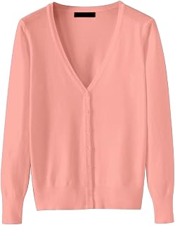 Plus Size Women's V-Neck Cardigan - Stretchy Cardigan for Dresses, Lightweight Thro…