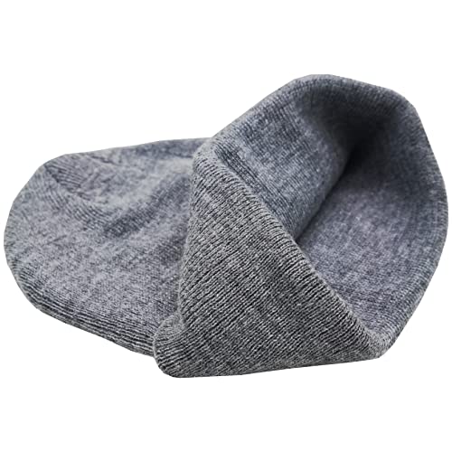 Image of 55cube Knit Beanie Hat Cuffed Plain Skull Cap for Men Women