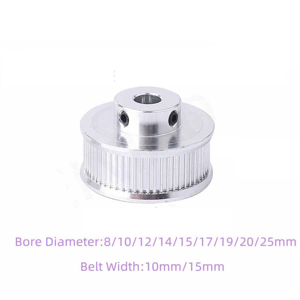 1 Uds HTD 3M 120 Dientes BF polea de sincronización con Paso de Engranaje 3mm Agujero Interior de 8/10/12/14/15/17/19/20/25mm y Ancho de la Superficie del Diente 10/15mm (Color : 15mm, Size :