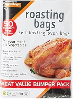 Toastabags Standard Roasting Bags, Transparent, 25 x 38 cm, Pack of 50