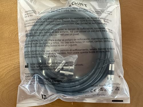 Reliagint 50Ft Rg6 Coaxial Cable With F Connector thumb #6