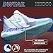 CJSPORX Men Women Basketball Shoes Breathable Non Slip Outdoor Fashion Sneakers White&Purple-6 Size 8.5-1