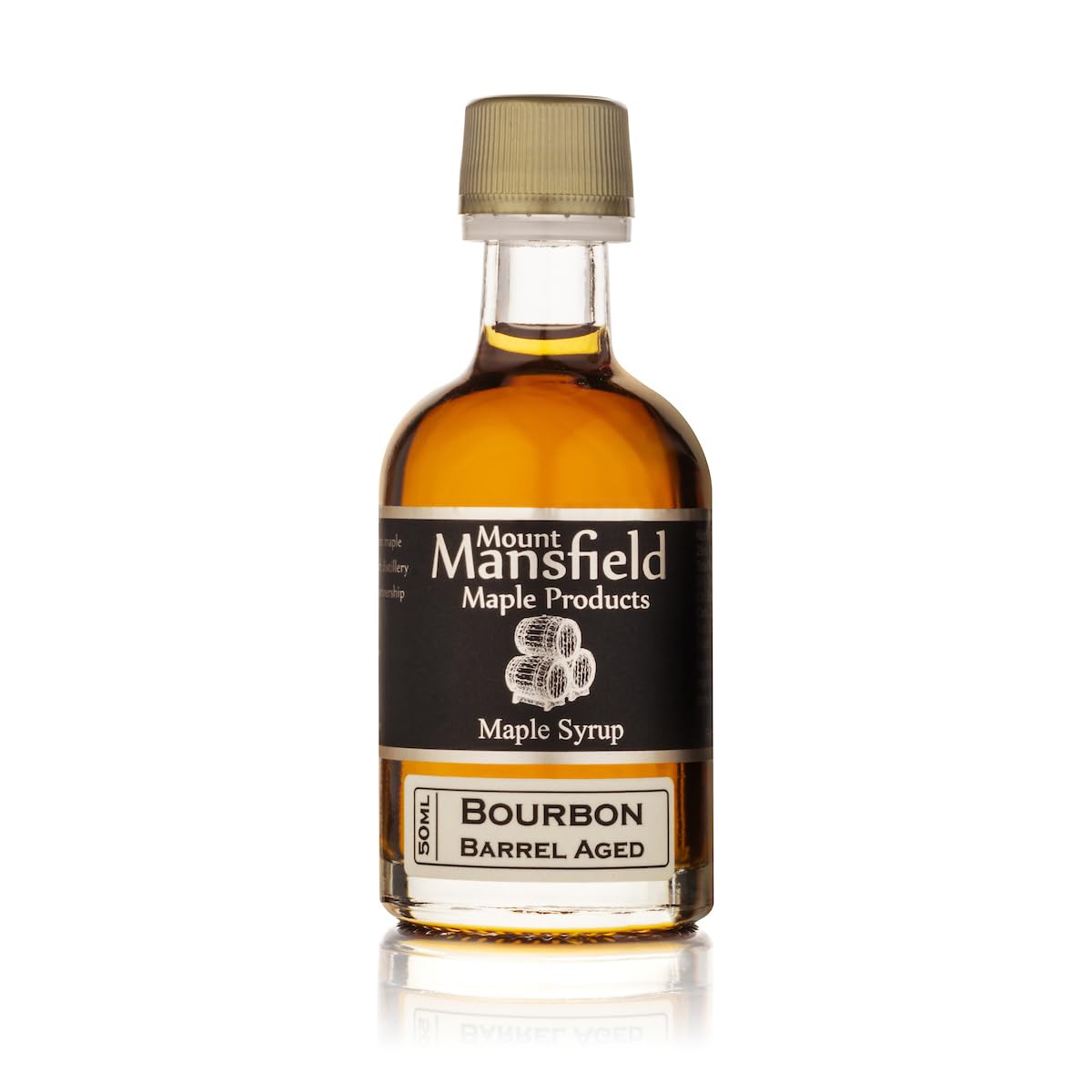 Mansfield Maple Bourbon Barrel Aged Pure Vermont Maple Syrup 375ml