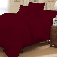 Vista 54 de Lujosa funda de edredón suave de 800 hilos, 100% algodón egipcio, tamaño Queen de gran tamaño (98 x 98 pulgadas), 1 funda de edredón con cierre