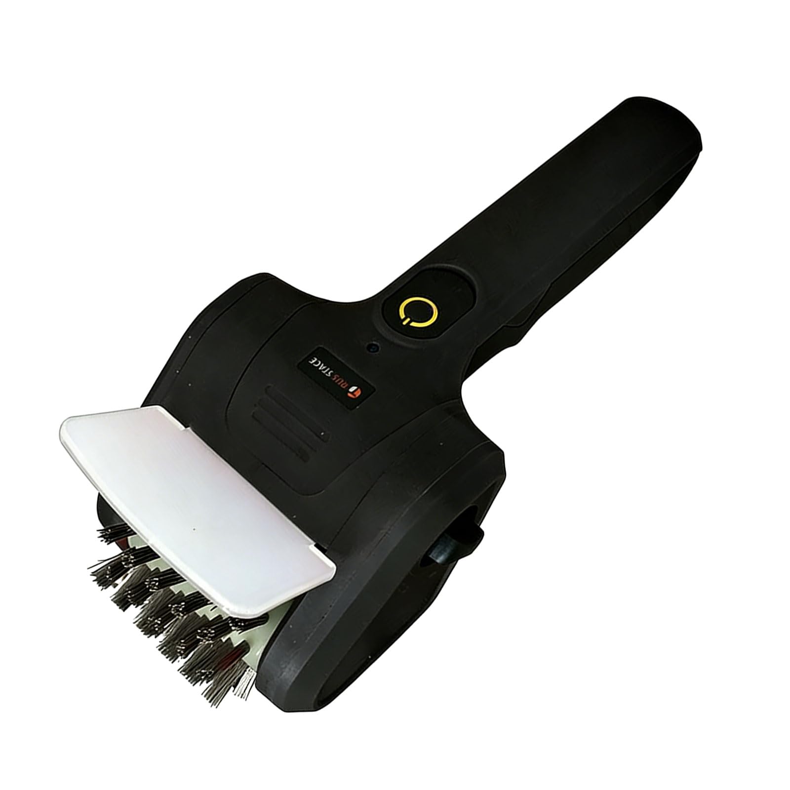 Limpiador de parrillas motorizadas con cerdas de acero inoxidable, cabezal de cepillo apto para lavavajillas, ideal para cocinar al aire libre, barbacoa al aire libre, herramienta de limpieza