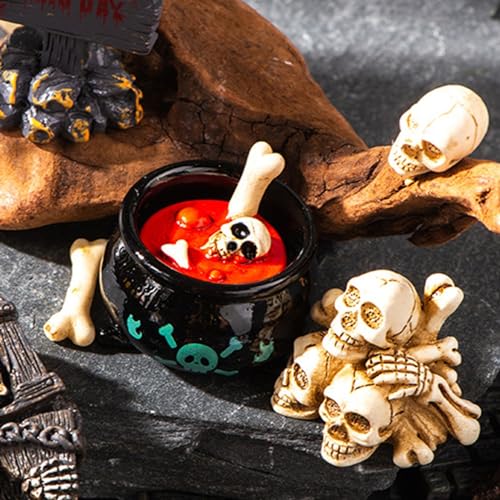1 Pc Mini Halloween Ornament, Tiny Resin Figurine for Terrarium Garden，A - image 4