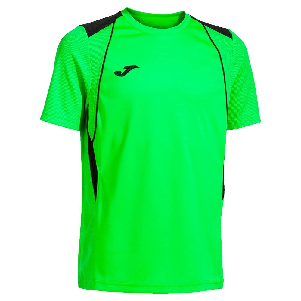 Joma Championship VII Men's T-Shirt Neon Green Black