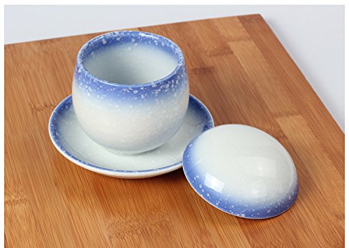 蒸し碗 Amazon | 茶碗蒸し碗 蓋付 スープポット 中国陶器 和食器 むし碗