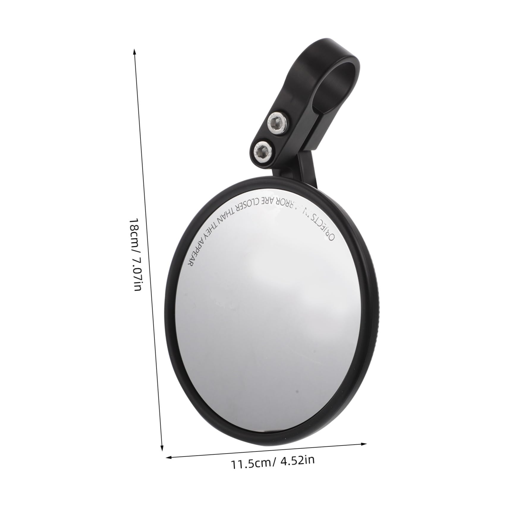WOONEKY 2 pièces Rétroviseur Réglable pour Guidon Installation Facile Miroir Compact et Compatible Route et Sécurité Renforcée