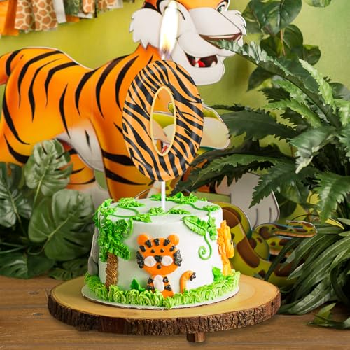 Ininger BS-LHW2 Forest Animal Birthday Candle,Number 2 Candles,Jungle Animal Cake Decorations,2Nd Jungle Safari Cake Topper,Wild Animals Themed Birthday Baby Shower Party Supplies thumb #5